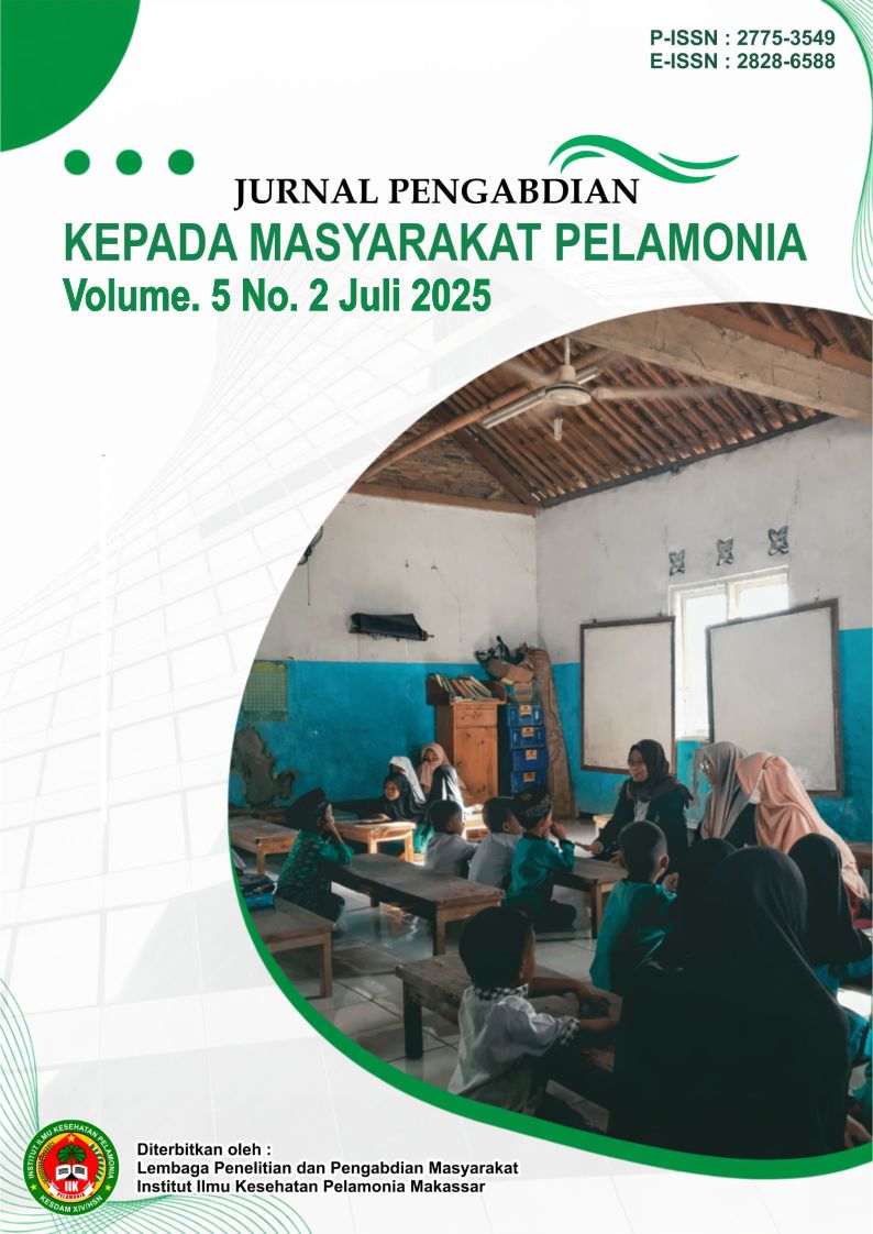 					View Vol. 5 No. 2 (2025): Juli: Jurnal Pengabdian Kepada Masyarakat Pelamonia
				